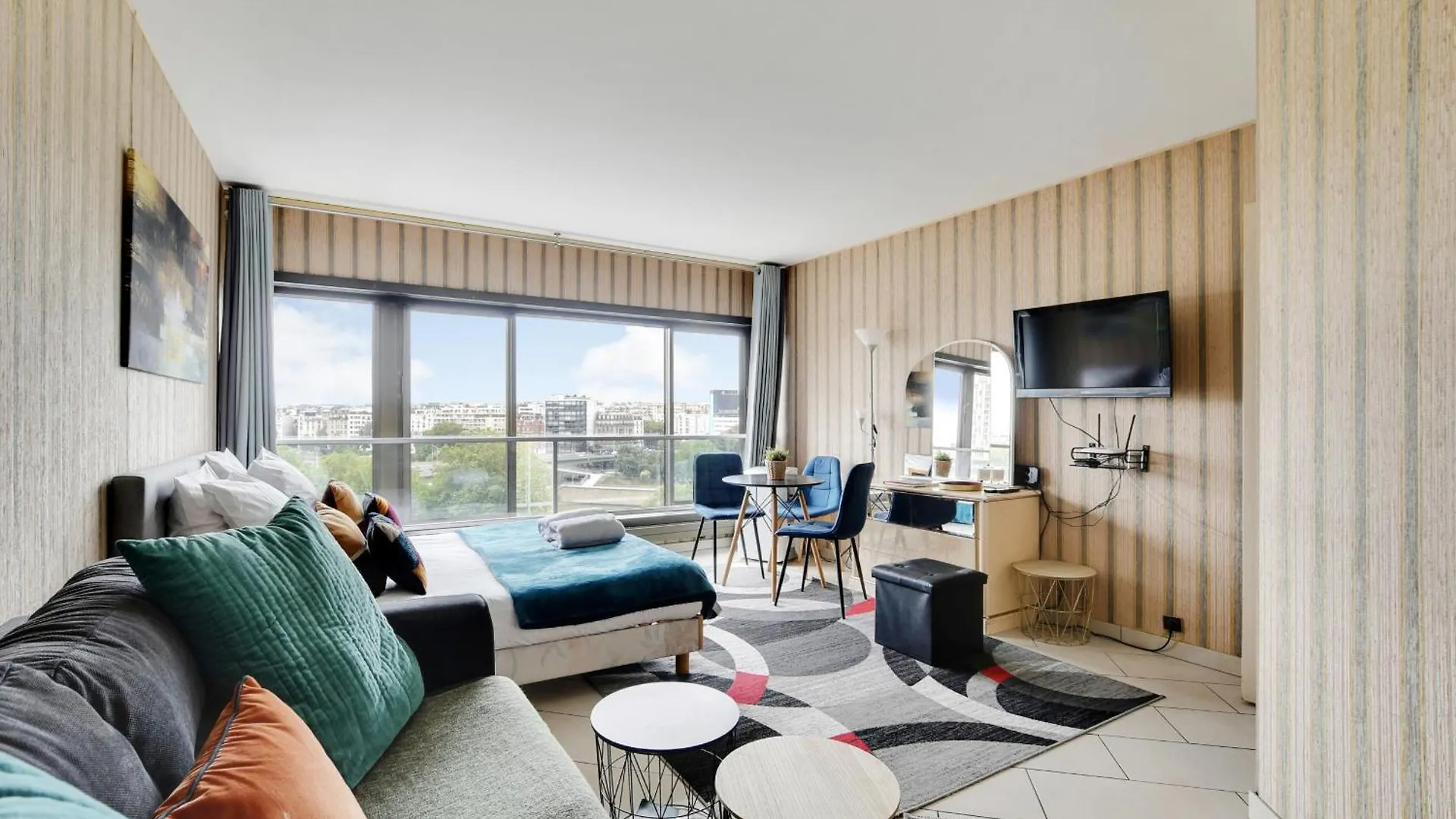 Апартаменты Seine & Eiffel Flat Ac Париж